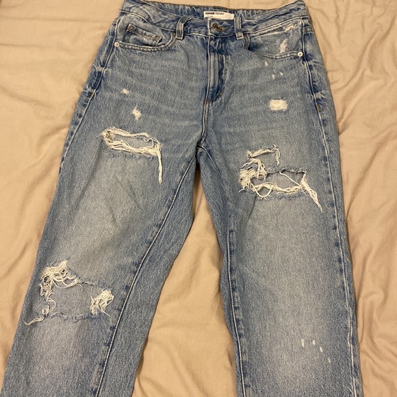 Garage Distressed Mom Jeans - Picture 2 of 6